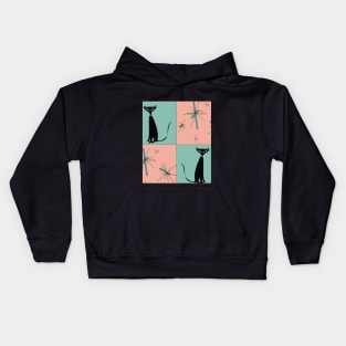 North Star MCM Cat Art Kids Hoodie